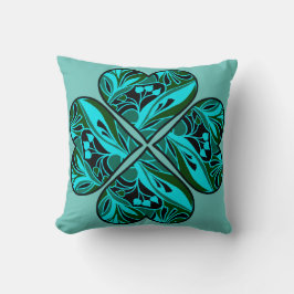 Almofada Glückliches Kleeblatt