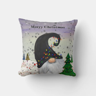 Almofada Gnome de Natal Tapete de área de férias