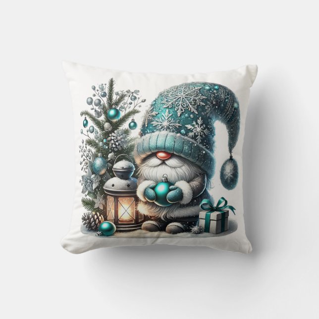 Almofada Gnomo de Natal aconchegante Gnomo de Natal (Frente)