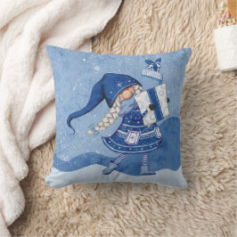 Almofada Gnomo de Natal com Travesseiro decorativo de prese