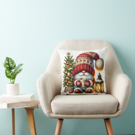 Almofada Gnomo de Natal confortável Gnomo de Natal