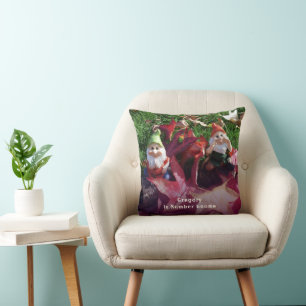 Almofada Gnomos De Jardim Você É O Número Gnome Adiciona
