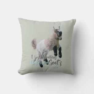 Almofada GOAT AMVE Eu apenas assusto amor bebezinho OK