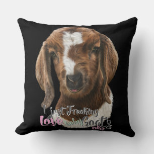 Almofada GOAT AMVE Eu apenas assusto amor bebezinho OK