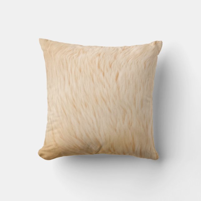 Almofada Goat hair fur animal texture (Frente)