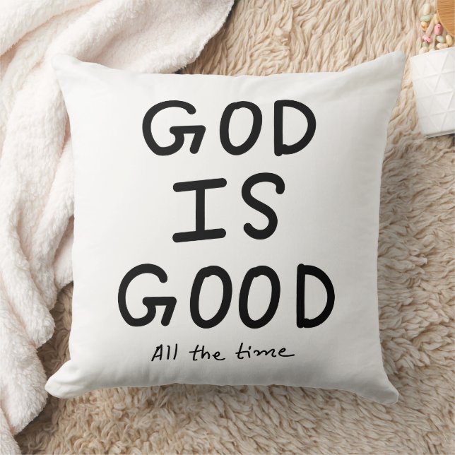 Almofada God is good all the time (Cobertor)