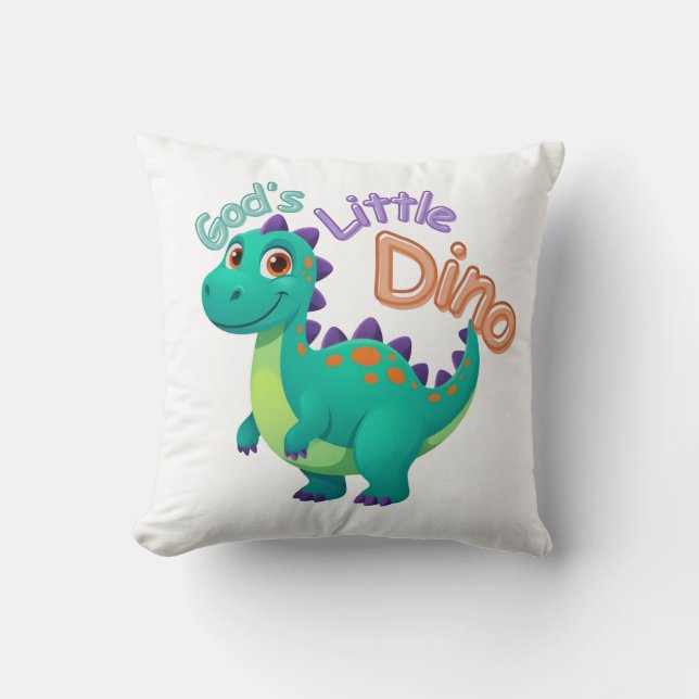 Almofada God’s Little Dino Pillow (Frente)