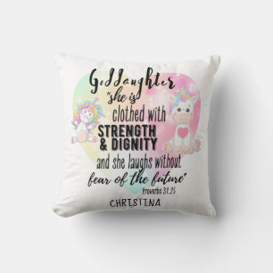Almofada Godchild Gift Incentivo Motivacional NOMEADO