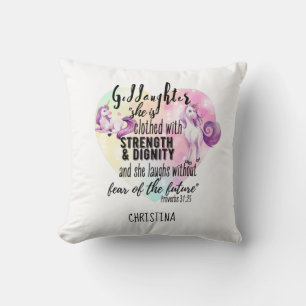 Almofada Godchild Gift Incentivo Motivacional NOMEADO