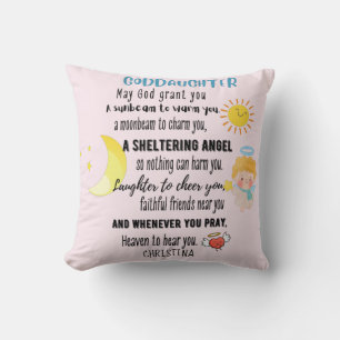 Almofada Godchild Gift Incentivo Motivacional NOMEADO