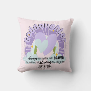 Almofada Godchild Gift Incentivo Motivacional NOMEADO
