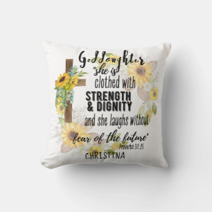 Almofada Godchild Gift Incentivo Motivacional NOMEADO