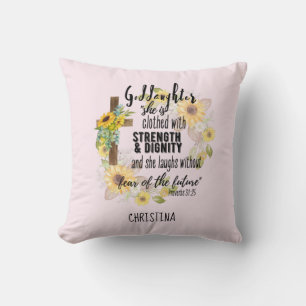 Almofada Godchild Gift Incentivo Motivacional NOMEADO