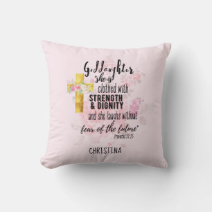 Almofada Godchild Gift Incentivo Motivacional NOMEADO