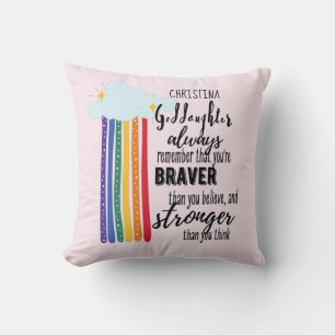 Almofada Godchild Gift Incentivo Motivacional NOMEADO