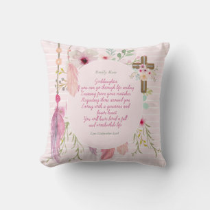 Almofada Godchild Gift Incentivo Motivacional NOMEADO