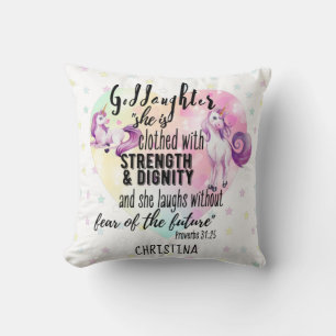 Almofada Godchild Gift Incentivo Motivacional NOMEADO
