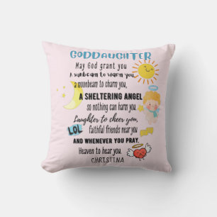 Almofada Godchild Gift Incentivo Motivacional NOMEADO