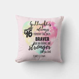 Almofada Godchild Gift Incentivo Motivacional NOMEADO