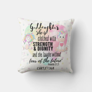 Almofada Godchild Gift Incentivo Motivacional NOMEADO