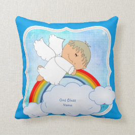 Almofada Godson Gift Cute Angel Rainbow Personalizado