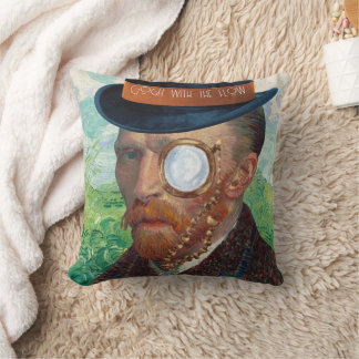 Almofada Gogh Com Travesseiro decorativo De Fluxo