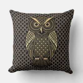 Almofada Gold Art Deco Owl