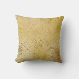 Almofada Gold Mustard Yellow Pattern, Modern, Luxury