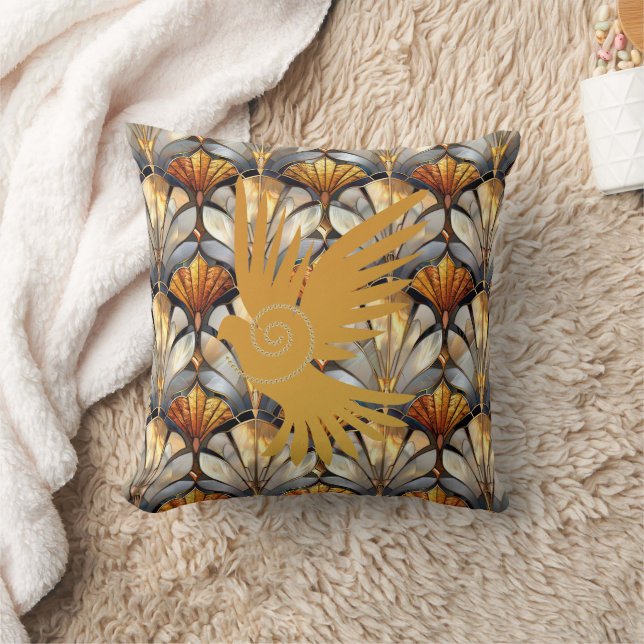 Almofada Golden Dove Throw Pillow (Cobertor)