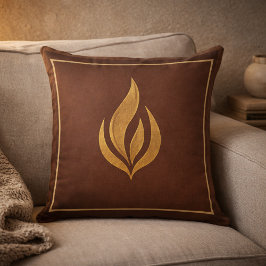 Almofada Golden Ember Glow Throw Pillow