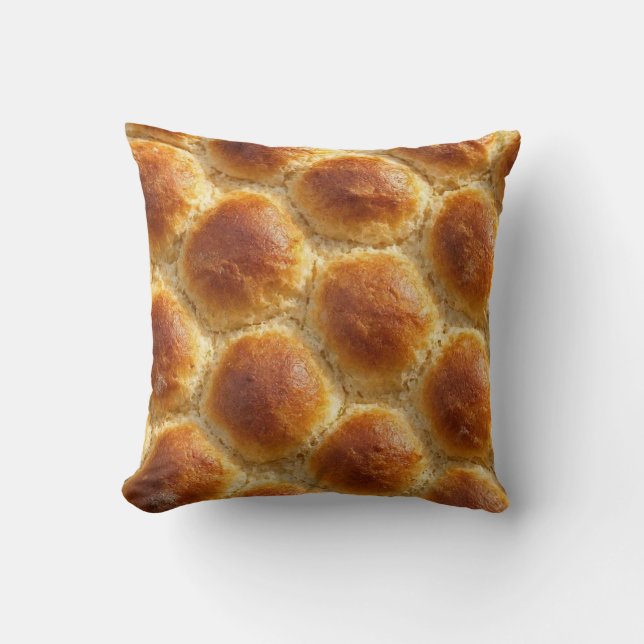 Almofada  Golden Harmony – Soft & Warm Bread Texture Art (Frente)