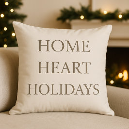 Almofada Golden Hearth Holiday Throw Pillow
