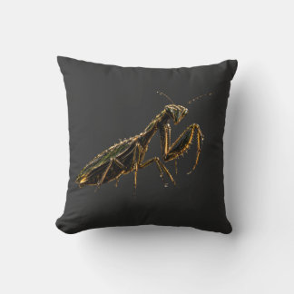 Almofada Golden Praying Mantis Black & Gold