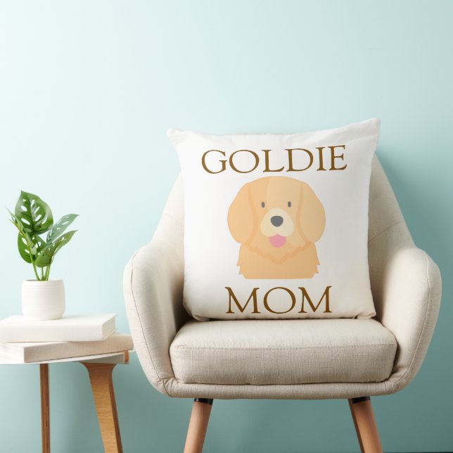 Almofada Golden Retriever Mãe Pai Cachorro Pets Amante (Cadeira)