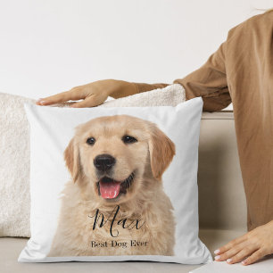 Almofada Golden Retriever Personalizado Foto Personalizada