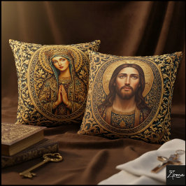Almofada Golden Sacred Icon - Jesus