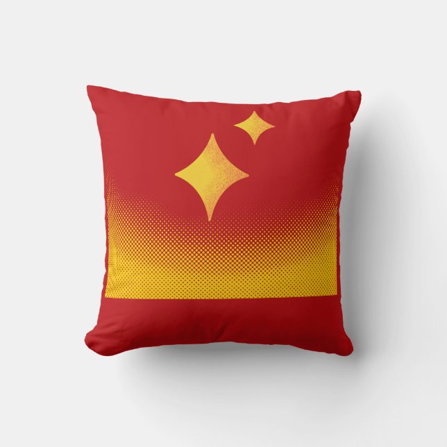 Almofada "Golden Star Design Pillow" (Frente)