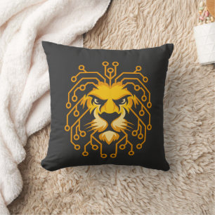 Almofada Golden Tech Lion