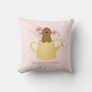 Almofada Goldendoodle Na Água