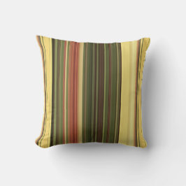 Almofada Goldenrod Fields Yellow and Green Stripe