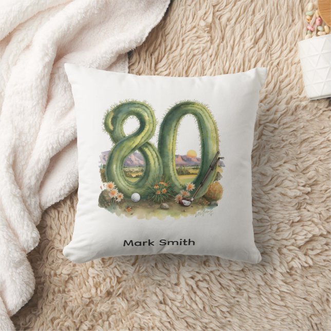 Almofada Golf 80th Birthday at Arizona (Cobertor)