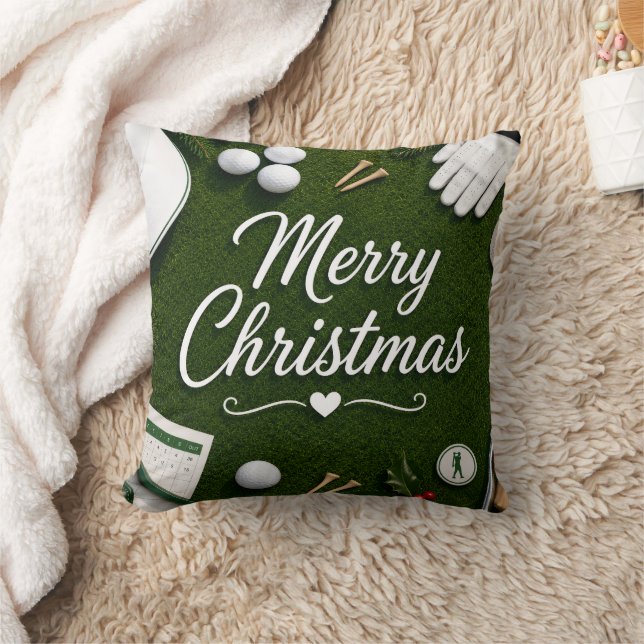 Almofada Golfe tema de Natal para golfista (Cobertor)