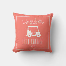 Golfista Campo de Golfe Citação A Vida É Melhor Co