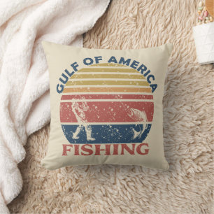 Almofada Golfo da América polo de pesca patriótico american