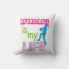 Almofada Golly meninas - o basquetebol é minha vida