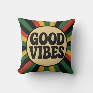 Almofada Good Vibes Retro Reggae Pillow