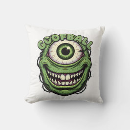 Almofada Goofball Monster Eye – Funny Creepy One-Eyed Carto