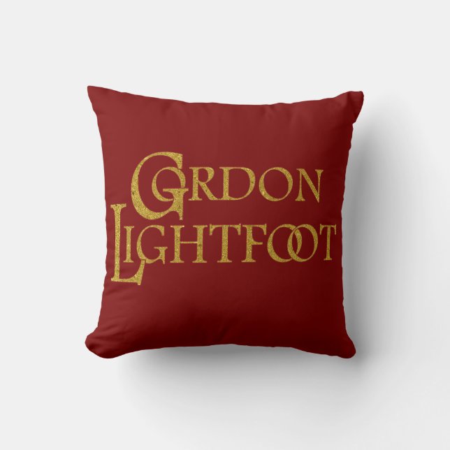 Almofada Gordon Lightfoot | Tributo ao Lendário  (Frente)