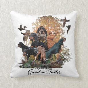 Almofada Gordon Setter, época de caça Wood Wall Art Coffee