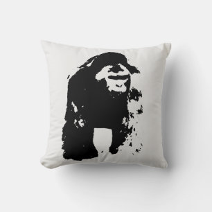 Almofada Gorila Pop de Arte Negra